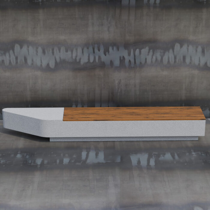 Betónová uličná lavička Urban 330 cm - Image 6