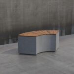 Betonová uličná lavička/kvetináč Modul - Image 7