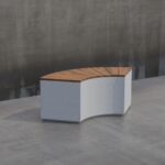 Betonová uličná lavička/kvetináč Modul - Image 8