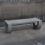 Betonová lavička Sevilla pre záhradu - Image 4