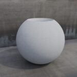 Vonkajší betónový kvetináč Sfera L - Image 4
