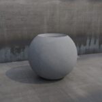 Vonkajší betónový kvetináč Sfera M - Image 6