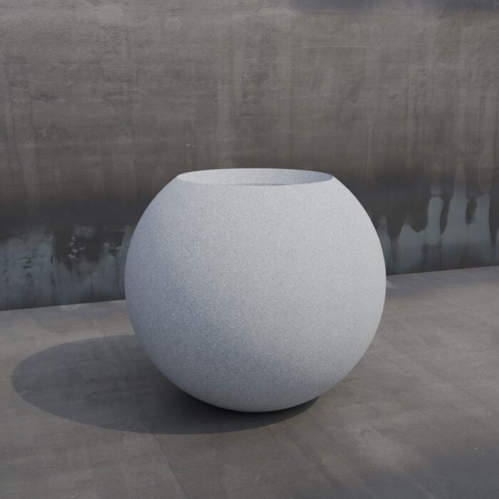 Vonkajší betónový kvetináč Sfera M - Image 5