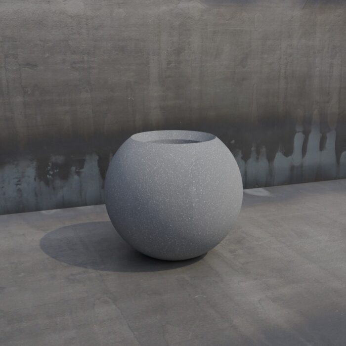 Vonkajší betónový kvetináč Sfera S - Image 4