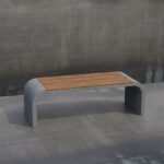 Betonová lavička Valencia pre záhradu - Image 6
