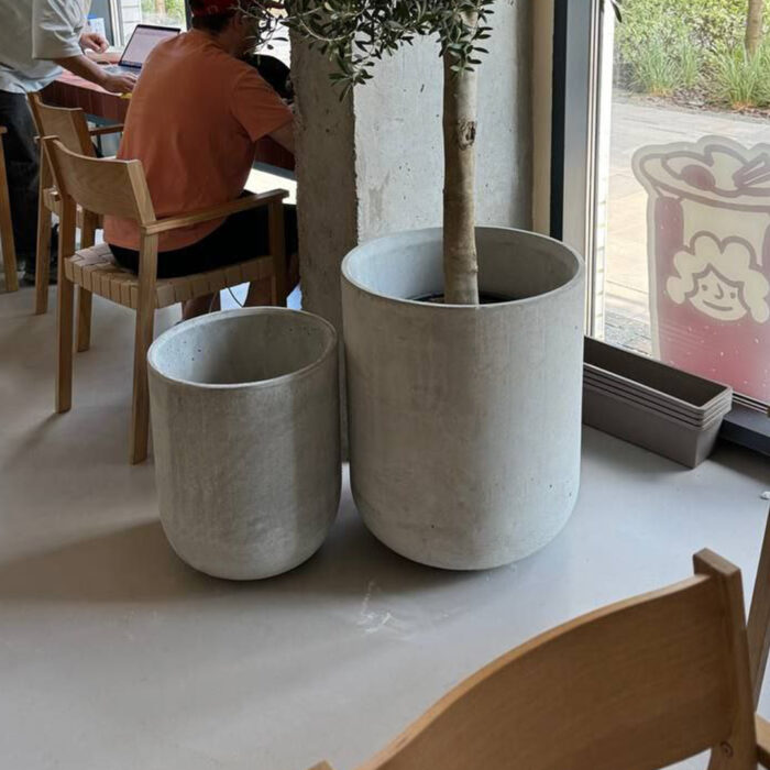 Vonkajší betónový kvetináč Essen M - Image 3