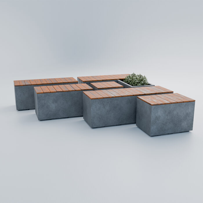 Betonová lavička Lisabon S - Image 4