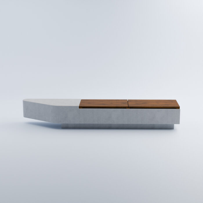 Betónová uličná lavička Urban 290 cm - Image 1