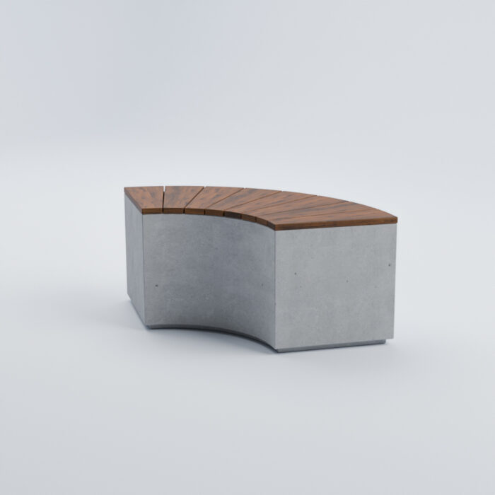 Betonová uličná lavička/kvetináč Modul - Image 6