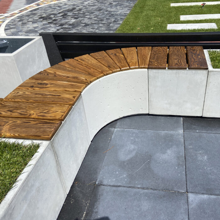Betonová uličná lavička/kvetináč Modul - Image 5