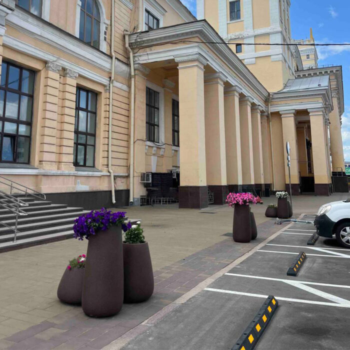 Vonkajší betónový kvetináč Neapol L - Image 6