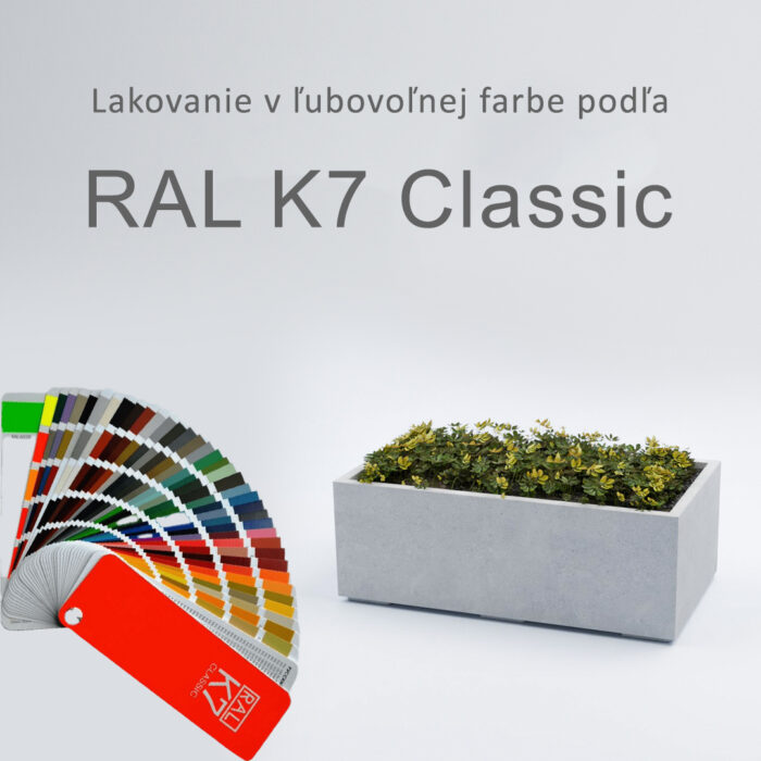 Vonkajší betónový kvetináč, obdĺžnikový 109 - Image 5