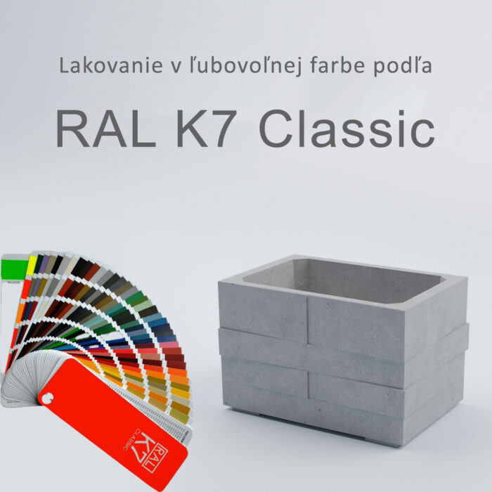 Vonkajší betónový kvetináč Aura - Image 5