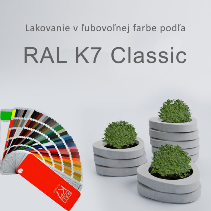 Vonkajší betónový kvetináč Mediátor L - Image 8