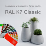 Vonkajší betónový kvetináč Neapol L - Image 10