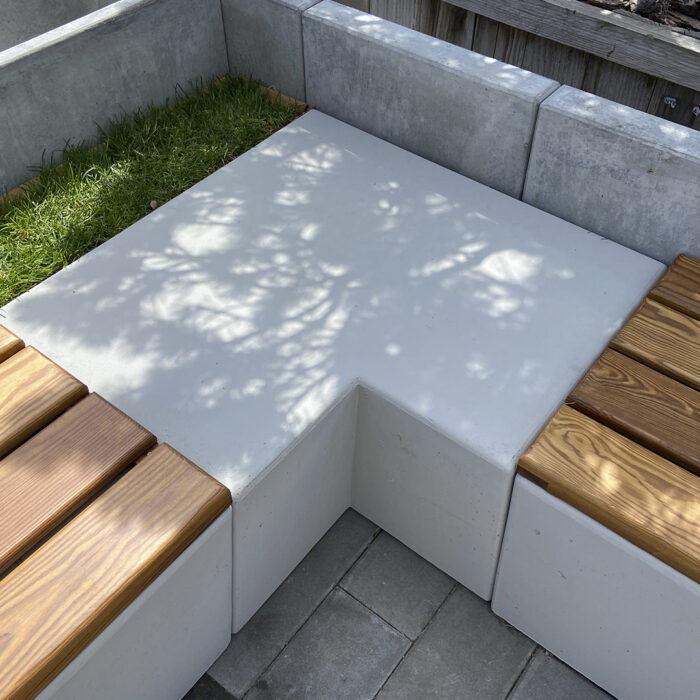 Betonová uličná lavička Rotterdam D9 - Image 3