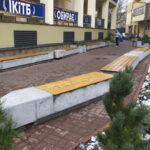 Betónová uličná lavička Urban 290 cm - Image 3