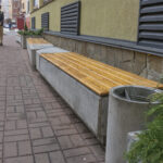 Betónová uličná lavička Urban 290 cm - Image 4