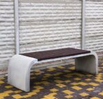 Betonová lavička Valencia pre záhradu - Image 2